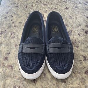 Cole Haan Navy Slip-On Shoes